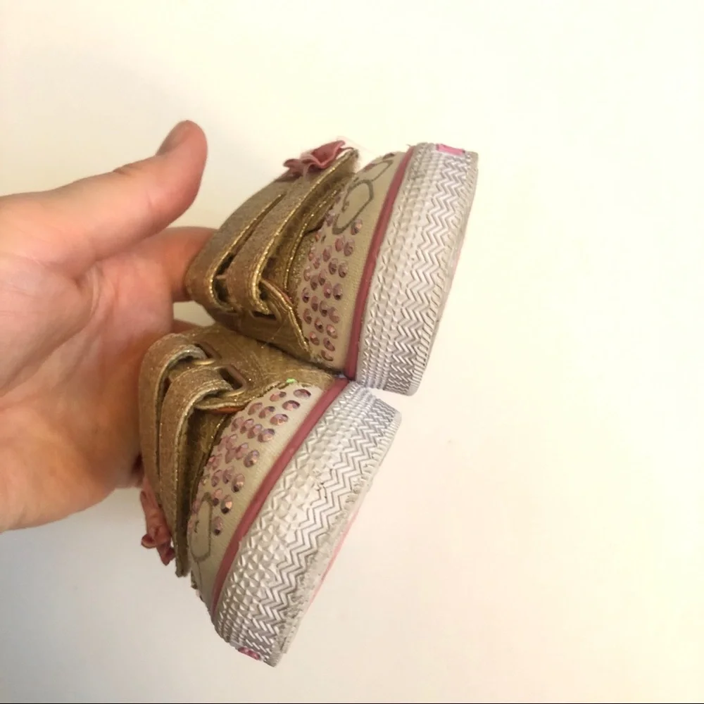 Skechers Twinkle Toes Shuffles Itsy Bitsy Sneakers